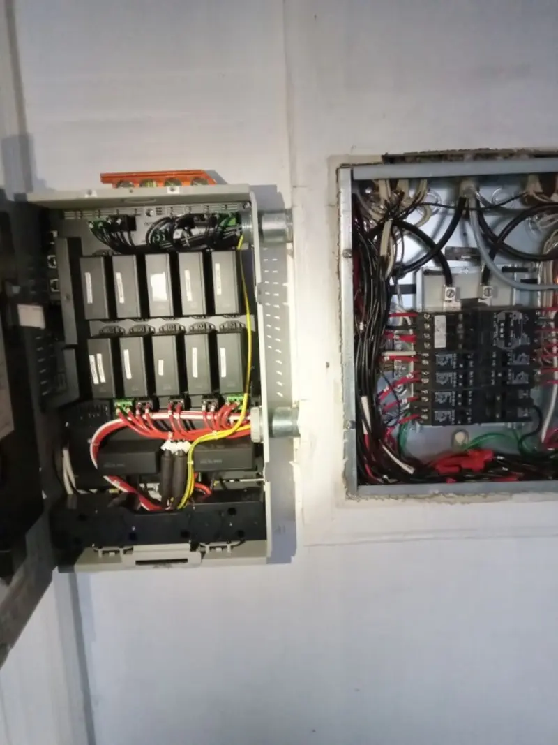 Electrical panel upgrade completed for Indoor Lighting Installation in Arcadia